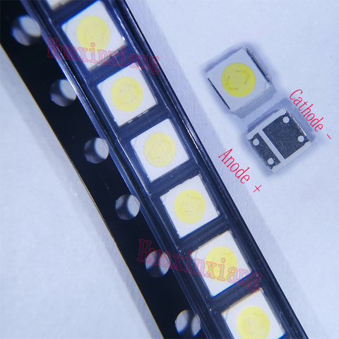 500 unids/lote Everlight 3030 SMD LED Beads 3V blanco frío 1,5 W para aplicación de retroiluminación de TV ► Foto 1/2