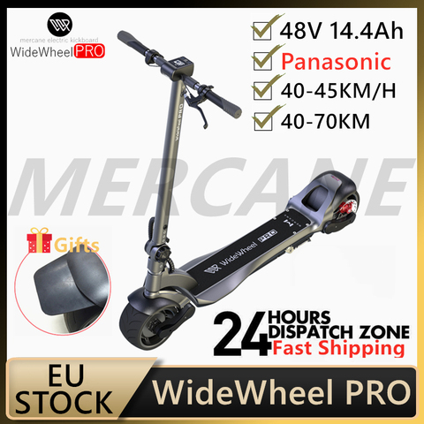 Patinete eléctrico inteligente Mercane, Scooter eléctrico inteligente profesional de rueda ancha, 48V, 2022 W, patín de freno de disco con Motor Dual, disponible en Europa, 1000 ► Foto 1/6