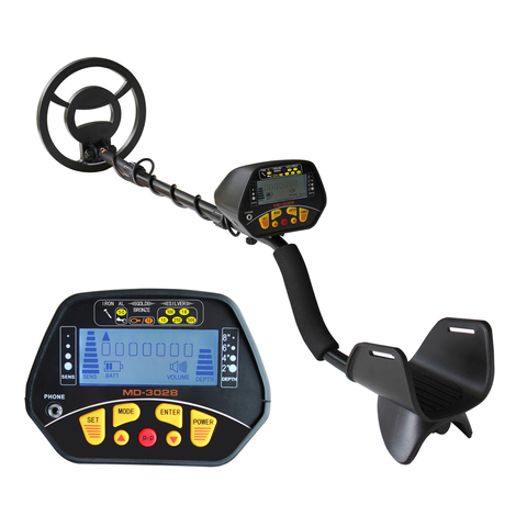 Detector de metales de alta precisión MD-3028 excavadora de oro para exteriores con pantalla LCD de bobina impermeable sensible para detector de niños principiantes ► Foto 1/6