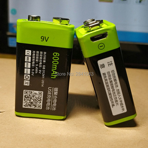 ZNTER-batería Lipo S19 de 9V, 600mAh, recargable por USB, para cámara RC, accesorios para Dron ► Foto 1/6