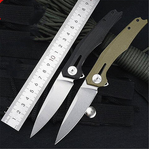 Mango de hoja CPM20CV de calidad OEM ZT0707 G10, rodamiento de bolas, aleta EDC/supervivencia/Camping/exterior/caza/bolsillo/cuchillo plegable ► Foto 1/6