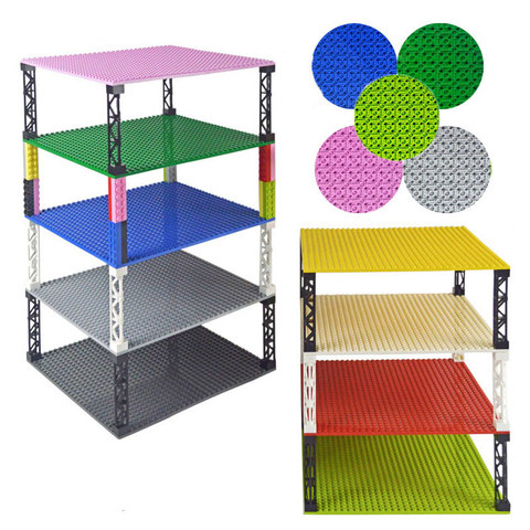 Placas Base de doble cara de plástico para ladrillos pequeños, compatibles con Leduo, dimensiones, bloques de construcción, juguetes de construcción ► Foto 1/6