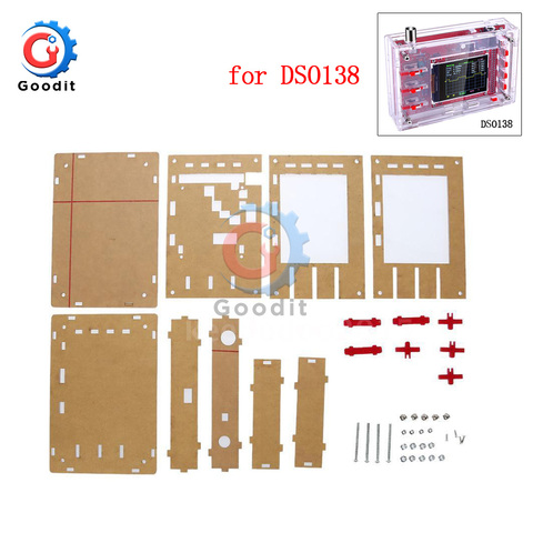 Caja de cubierta protectora de acrílico transparente para osciloscopio Digital TFT, 2,4 