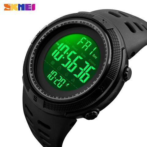 SKMEI marca de lujo relojes para hombre a prueba de agua moda Casual LED Digital reloj para hombre multifunción deportes al aire libre reloj de pulsera reloj hombre ► Foto 1/6