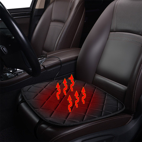 Cojín con calefacción eléctrica para asiento de coche, cojín térmico para asiento de coche, 12V ► Foto 1/3