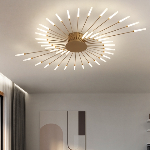 Luces LED de techo para estudio, nuevo estilo, dormitorio, comedor, vestíbulo, cocina, Villa, apartamento, iluminación interior del hogar, lámparas creativas ► Foto 1/6