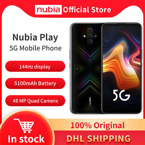 Original Nubia jugar 5G teléfono móvil 6,65 