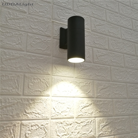 Lámparas de pared de iluminación exterior para el hogar, 5W, 7W, COB, LED, diámetro de 65mm, IP65, vidrio templado de aluminio moderno para hornear ► Foto 1/6