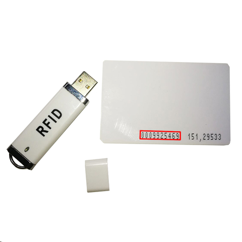 Lector de tarjetas RFID Mini, portátil, 125KHz, 13,56 mhz, proximidad, inteligente ► Foto 1/6