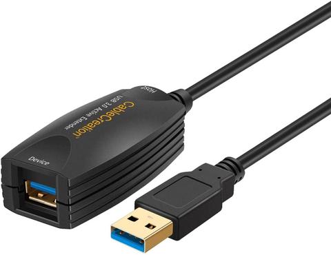 Cable de extensión USB activo 3,0, extensor macho a hembra de 5M con amplificador de señal Compatible con Oculus Quest Link,Xbox,PS4 ► Foto 1/6