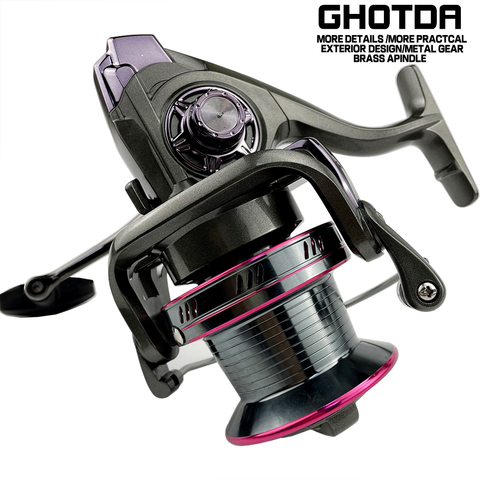 Carrete totalmente de Metal alimentador de peces Mlinete, bobina de pesca 12 + 1BB 4,0: 1, carrete giratorio, carrete de Baitcasting, cebo de roca de mar, rueda caliente de pesca ► Foto 1/6