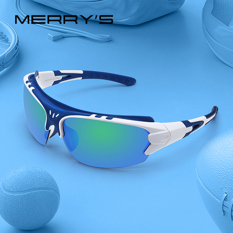 MERRYS-gafas de sol polarizadas para hombre, lentes de sol masculinas para deportes al aire libre, protección UV400, S9021 ► Foto 1/6