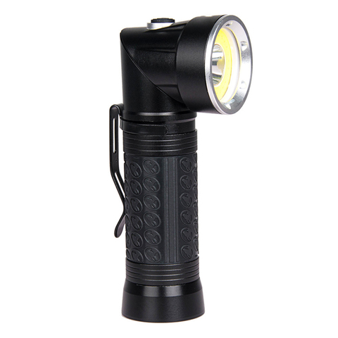 Linterna de trabajo giratoria de 90 grados T6 + COB, potente linterna LED portátil de luz blanca/roja para Camping al aire libre ► Foto 1/6