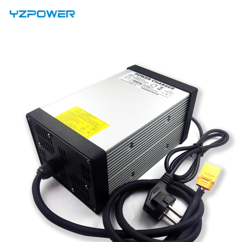 YZPOWER 14,6 V 40A Lifepo4 cargador de batería de litio para 4S 12V 80AH 100AH 200AH Lifepo4 batería de litio para bicicleta eléctrica con 4 ventilador de refrigeración ► Foto 1/6