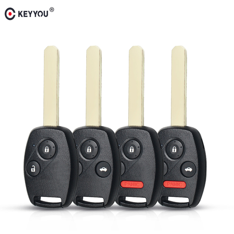 KEYYOU-mando a distancia de coche para Honda Accord CRV Pilot Civic, repuesto con botones, sin llave, 2003, 2004, 2005, 2006, 2007 ► Foto 1/6