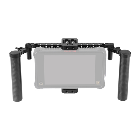 Kyulin-aparejo de jaula de Monitor ajustable de 7 pulgadas, mango de fibra de carbono Dual y soporte de soporte, accesorio para Series SmallHD 700 ► Foto 1/6