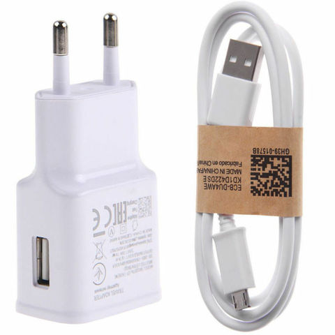 Cargador USB europeo de 5V y 2A, adaptador de pared para oppo A33, A37, Neo9, A53, A59, F1S, A57, A39, R9 Plus, R9S, Cable de carga Micro tipo c ► Foto 1/6