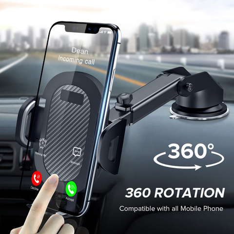 Soporte para teléfono inteligente para coche soporte para teléfono móvil soporte para ventosa soporte de Clip soporte para teléfono móvil ► Foto 1/4