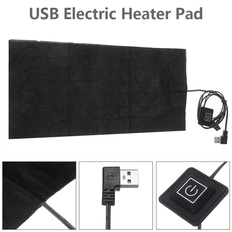 USB de calentador de calefacción en invierno cintura Abdomen cojín caliente para espalda hombro cama calentamiento Pad 5V 2A ► Foto 1/6