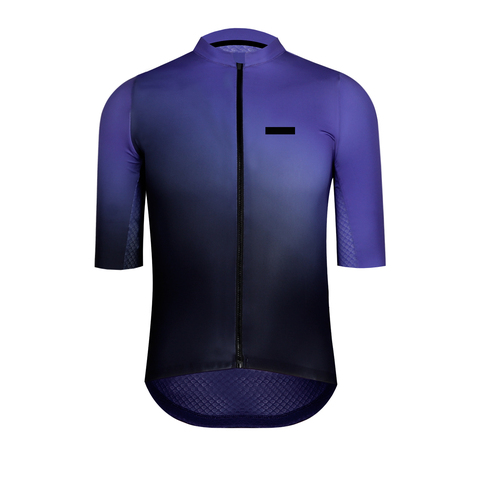 Camisetas de Ciclismo de manga corta para hombre, maillot aerodinámico de color verde y morado con gradiente para bicicleta de montaña o de carretera, nueva actualización de 2022 ► Foto 1/6