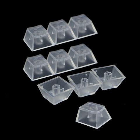 Teclas de ABS transparentes para teclado mecánico, accesorio retroiluminado mate para Cherry Gateron Switch, 10 Uds. ► Foto 1/6