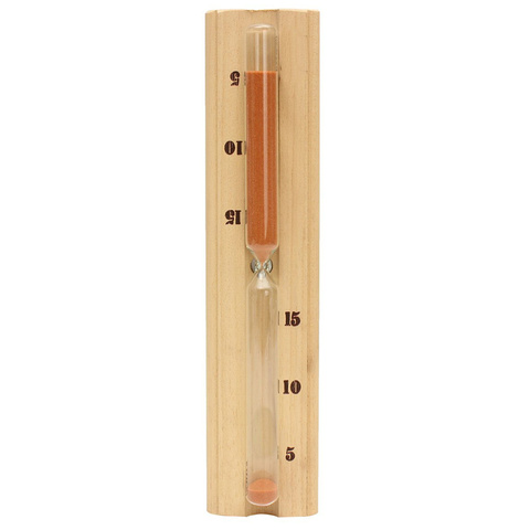 Reloj de arena de madera, temporizador preciso, para sala de Sauna, vapor seco, 1 ud. ► Foto 1/6