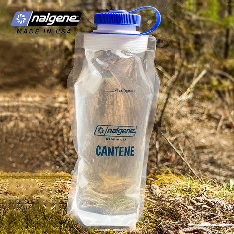 Nalgene-botella de agua portátil ultraligera, bolsa de agua plegable para deportes al aire libre, botella de agua de plástico para acampar, senderismo, 100ML, 1500ML, 3000ML ► Foto 1/1