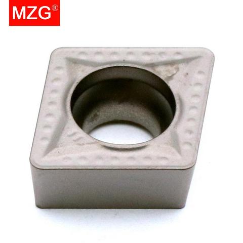 MZG-insertos de carburo CNC para herramientas de procesamiento de acero, 10 Uds., CCMT 09T308 060204 MT ZN60 ► Foto 1/6