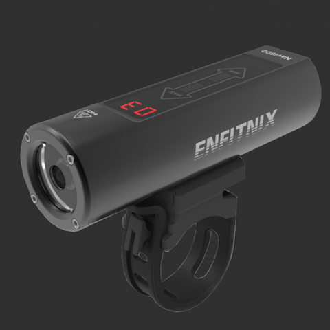 ENFITNIX-faro inteligente Navi600 para manillar de bicicleta, linterna frontal recargable vía USB, Control táctil, resistente al agua ► Foto 1/6