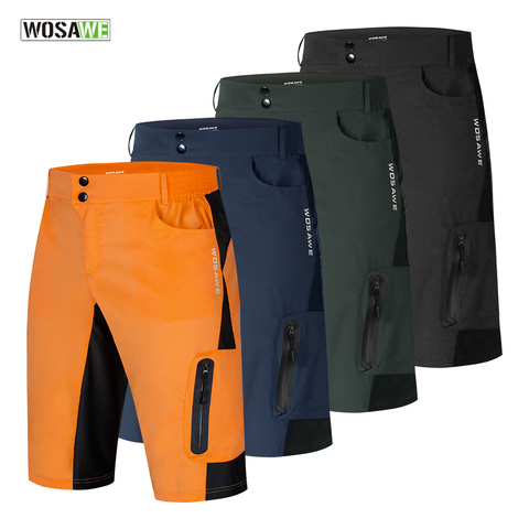 WOSAWE-pantalones cortos reflectantes de secado rápido para hombre, Shorts de verano para escalada, senderismo, deportes al aire libre, correr, bicicleta de montaña ► Foto 1/6