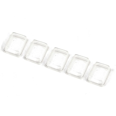 Interruptor de barco basculante de silicona transparente, cubierta protectora impermeable, Tapa Rectangular, color blanco, 21x15mm, 5 uds. ► Foto 1/1