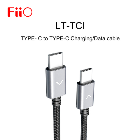 FiiO LT-TC1 cable de datos de carga tipo C a tipo C para amplificador de reproductor MP3 de música M15/M11/M5/M6/BTR5/BTR3 ► Foto 1/6