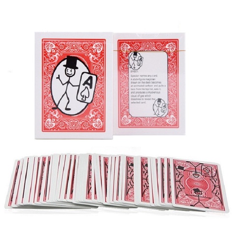 Cartas mágicas de dibujos animados, cartas de juego, animación, predicción, póker, juegos de cartas mágicas, accesorios para trucos de magia para mago ► Foto 1/6