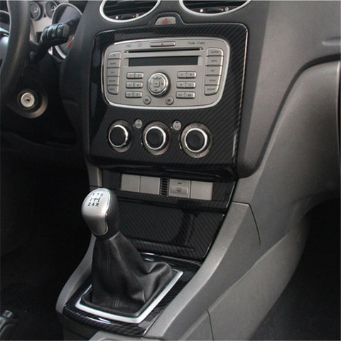 Coche-estilo de accesorios de aire de ventilación de soporte para vasos AC para Panel Interior cubierta decorativa caso para Ford Focus 2 mk2 2009-2015 ► Foto 1/6