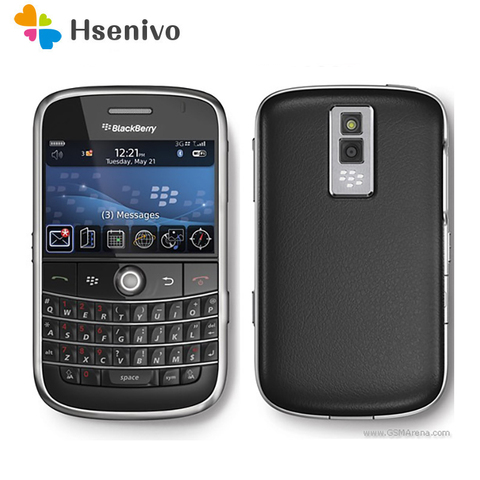 Directamente venta 100% original desbloqueado 9000 original Blackberry Bold 9000 teléfono móvil GPS WiFi 3G teléfono celular reacondicionado ► Foto 1/6