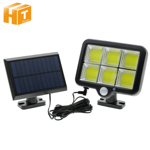 Luz Solar LED PIR Sensor de movimiento lámpara Solar exterior luz de pared impermeable Solar alimentada luz Solar para la decoración del jardín ► Foto 1/6