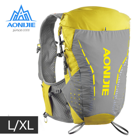 LXL tamaño AONIJIE C9104 Ultra chaleco 18L hidratación mochila paquete bolsa de agua de la vejiga de frasco para Trail Running Maratón ► Foto 1/6