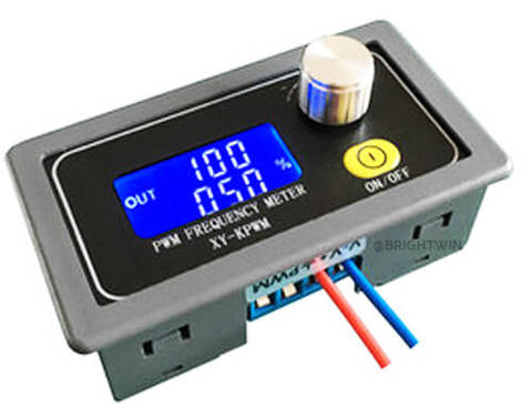 Módulo generador de señal PWM ajustable, 1Hz-150KHz, XY-KPWM con botón de encendido y apagado, onda cuadrada, salida de señal de pulso, medidor de frecuencia PWM ► Foto 1/5