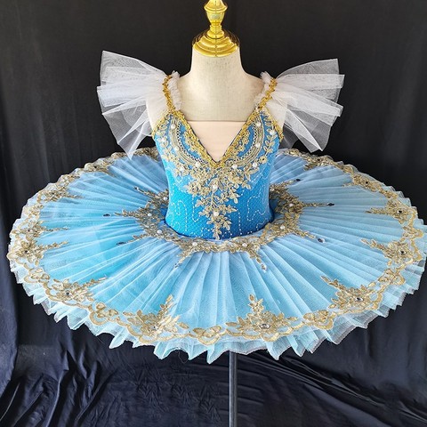 Tutú de Ballet profesional para niños y niñas, vestido de fiesta de bailarina, disfraces de baile de Ballet ► Foto 1/6