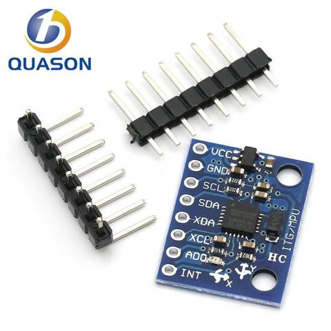 1 juego IIC I2C GY-521 MPU-6050 MPU6050 3 Axis sensores de giroscopio analógico + módulo de acelerómetro de 3 ejes para Arduino con pines 3-5V DC ► Foto 1/6