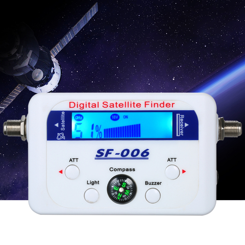 Buscador Digital por satélite SF-006 medidor de señal de satélite Digital Mini medidor de buscador de señal de satélite Digital de pantalla LCD Satfinder ► Foto 1/6