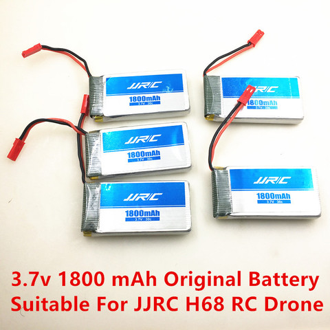 JJRC-Cable de carga de batería de li-po para Dron, accesorios originales de 3,7 V, 1800mAh, cuchillas de hélice, etc. de repuesto para Dron JJRC H68 RC ► Foto 1/6
