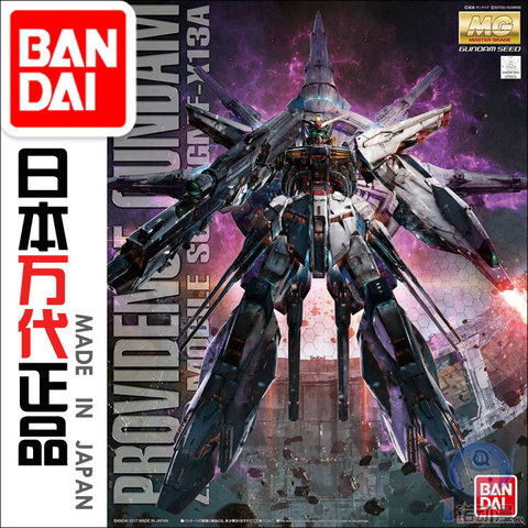 Bandai-figura de acción Original, modelo de muñeco de ensamblaje de God's Will Gundam, semilla de la serie de la justicia, de la serie de la justicia, edición Normal, 1/100 ► Foto 1/4