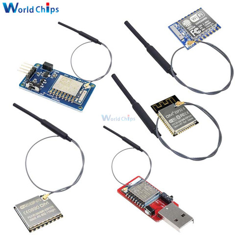 ESP32-S CH340 ESP8266 ESP-07 ESP-07S WIFI Bluetooth módulo con 2,4G inalámbrico IPEX antena conector para Arduino ► Foto 1/6