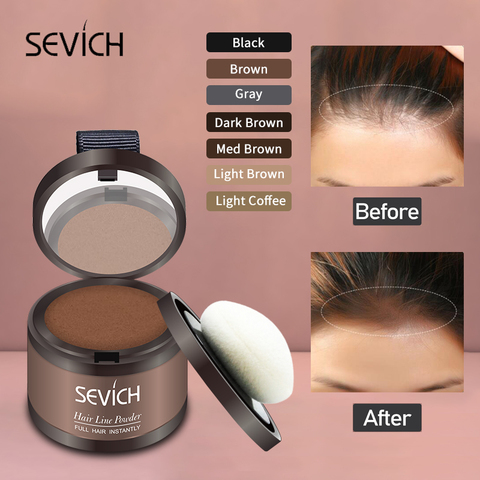 Sevich-polvo esponjoso para el cabello, al instante, cubre raíces negras y Rubio, corrector para el cabello, cobertura Reparación de pintura, rellena de sombra, adelgazamiento ► Foto 1/6