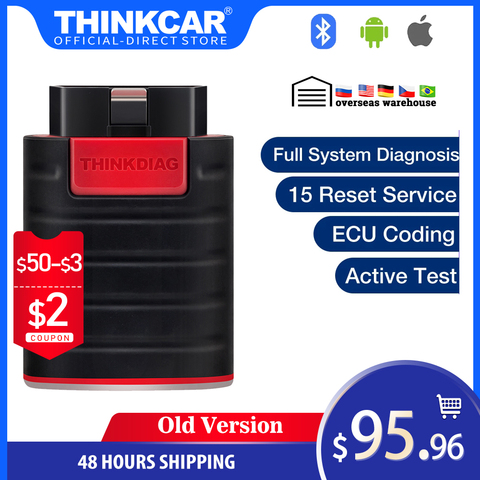 ThinkDiag-lector de código Obd2 automotriz para todos los sistemas, herramienta de diagnóstico de coche, TPMS, reinicio de aceite, PK Autel AP200 ► Foto 1/6