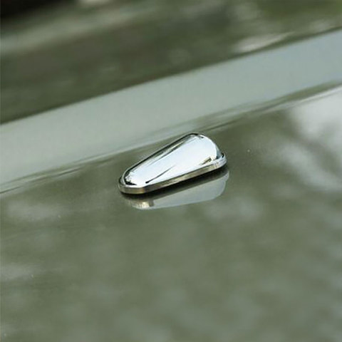 Carmilla-boquilla de pulverización de agua delantera de coche, accesorios para Ford Focus Mk2 Mk3 Mk4 Fiesta Mk7 Ecosport Kuga, ABS cromado ► Foto 1/3