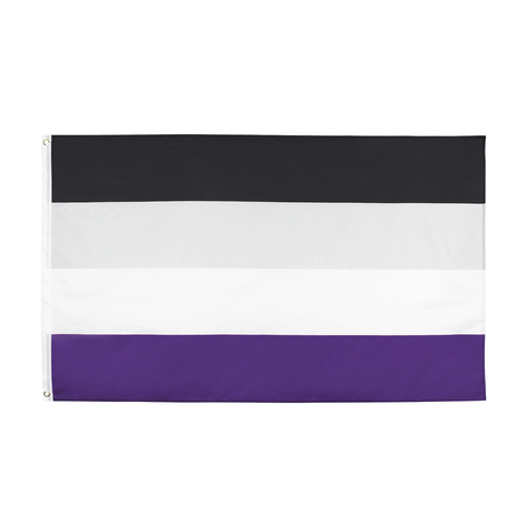 Johnin-Bandera de orgullo asexual, 90x150cm ► Foto 1/6