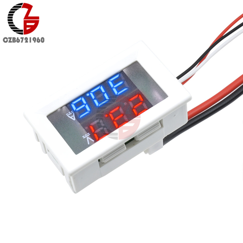 Mini voltímetro Digital de CC, amperímetro de 0,56 pulgadas, medidor de corriente de voltaje para coche y motocicleta, Detector de nivel de batería ► Foto 1/6