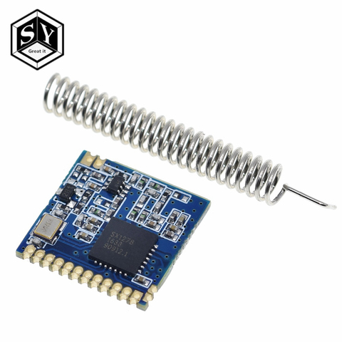 Uds RF LoRa SX1278 chip PM1280 de larga distancia receptor de comunicaciones y el transmisor SPI LORA IOT + 2 uds de antena de 433MHz ► Foto 1/6